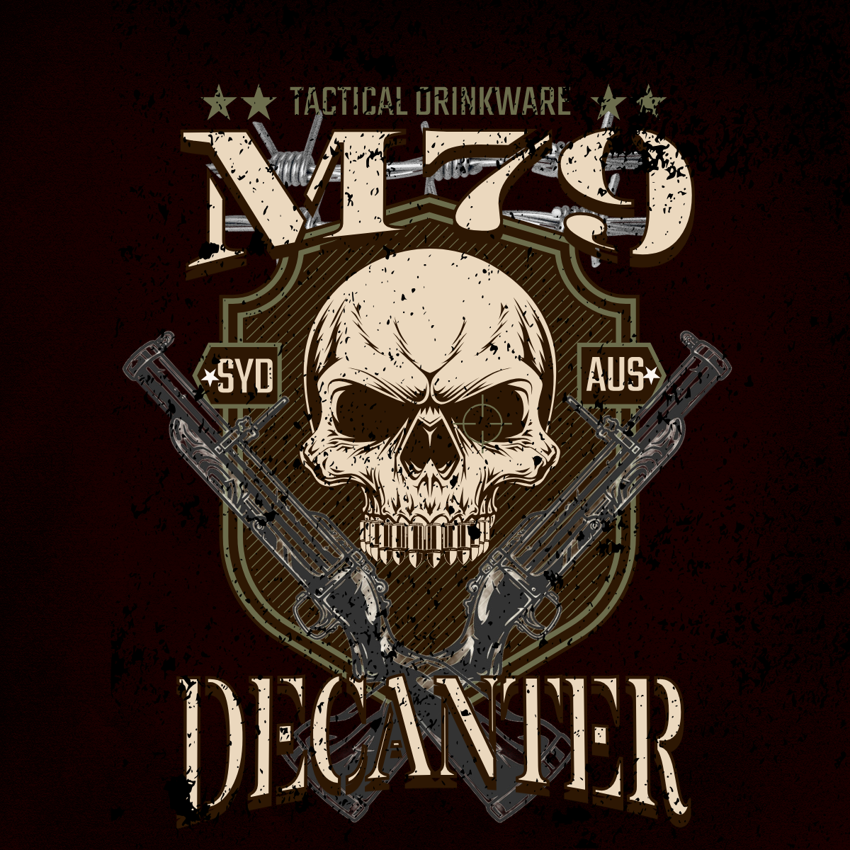 The Grenadier - M79 Inspired Decanter